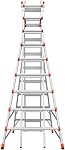 Little Giant Ladder Systems 10110 échelle Skyscraper avec capacité de 300 lb, échelle réglable de 17 pi