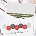 Happy Holidays Envelopes with Blank Cards for Notes – Cash Money, Check and Currency Holder, Nice Winter Christmas New Year Greeting, Coins, Presents & Gift Cards | 3-5/8