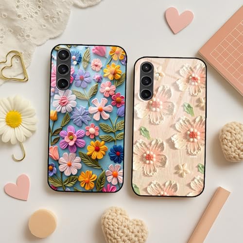 Image of COLORflow Back Cover Compatible with Samsung S23 FE 5G | Whisper of Petals Customized | Shockproof TPU Bumper with Camera Protection Back Cover Compatible with Samsung Galaxy S23 FE 5G