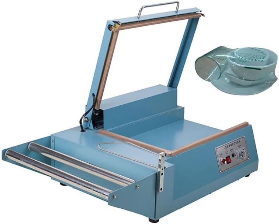 Impulse Heat Sealer Shrink Wrap Machine, Packing Machine Adjustable Time for Households Retail Industrial Sealing