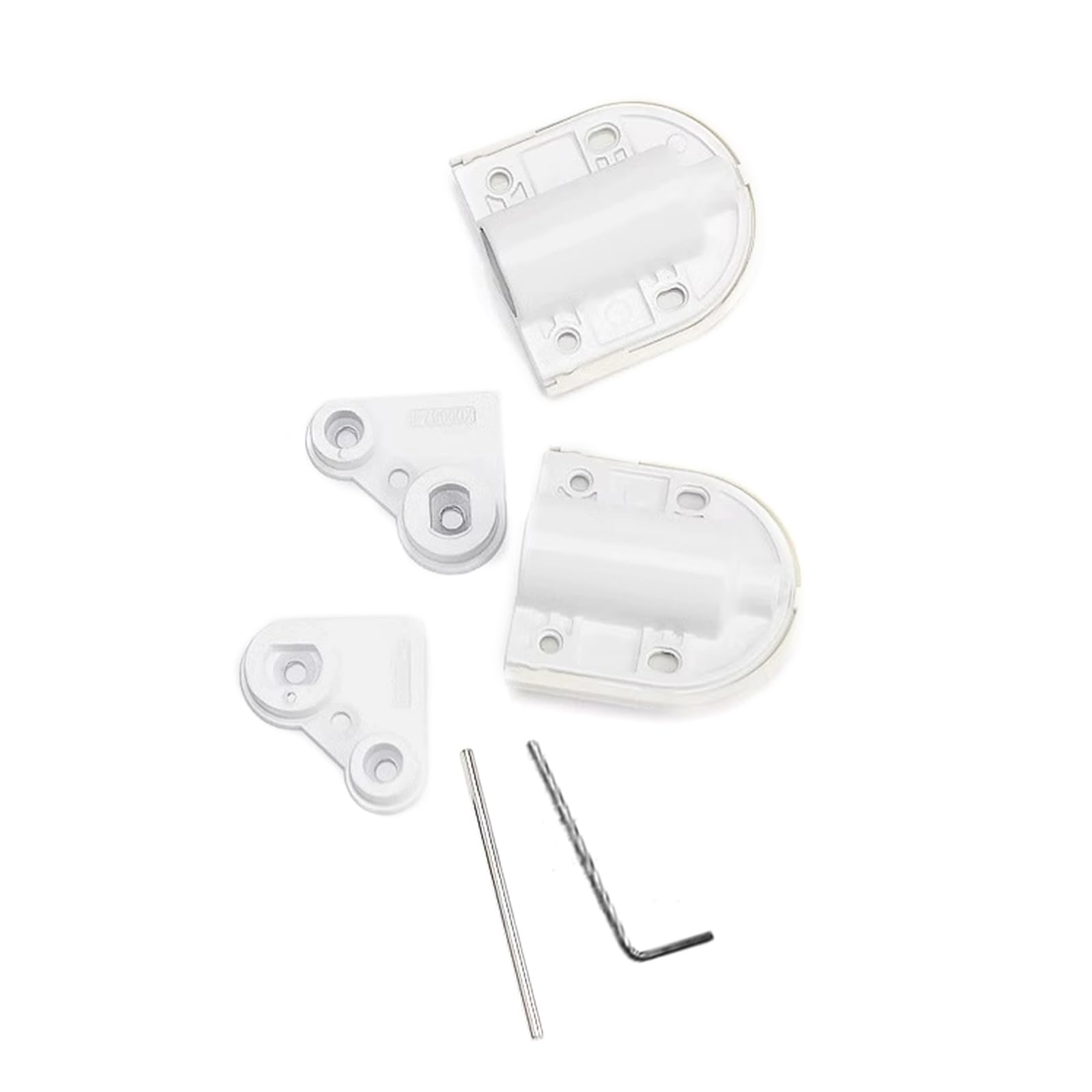 Hochklappbare Schrankscharniere aus ABS und Metall, White