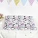 HNHUAMING Changing Pad Cover, Ultra Soft Breathable Diaper Baby Changing Table Covers for Girls & Boys, 32 X 16 Inches Stretchy Fitted Changing Pad Sheets for Changing Pads Liners, Purple Floral