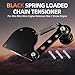 sthus Spring Loaded Chain Tensioner for 49cc 66cc 80cc 2 Stroke Engine Motorized Bike- Adjustable Guide Wheel Black
