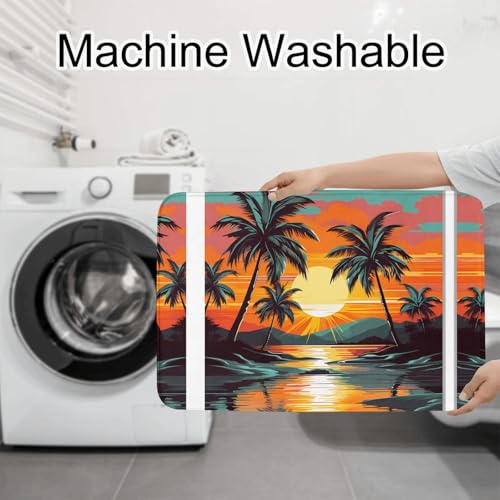 Tapis de bain à séchage rapide et ultra absorbant pour sol sec - 8