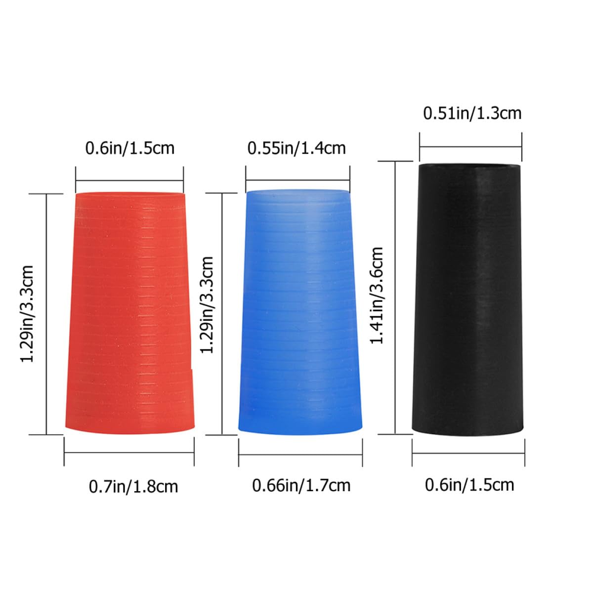 Alipis Manchons en Silicone Léger Lot de 3 Lisse Accessoires de Rechange pour Cou de Saxophone Alto et Ténor pour Instrument de Musique