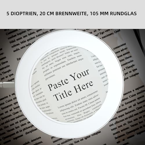 Beyamz LED Lupenleuchte (5-fache Vergrößerung) - 4