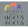 Hocus Pocus T-Shirt Funny Halloween Teacher Graphic Tee Shirt for Women Short Sleeve T Shirts Gray