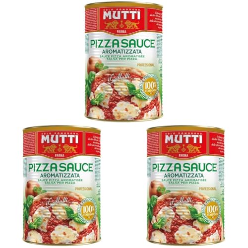 Image of Mutti Pizza Sauce Aromatizzata, 800 g (Pack of 3)