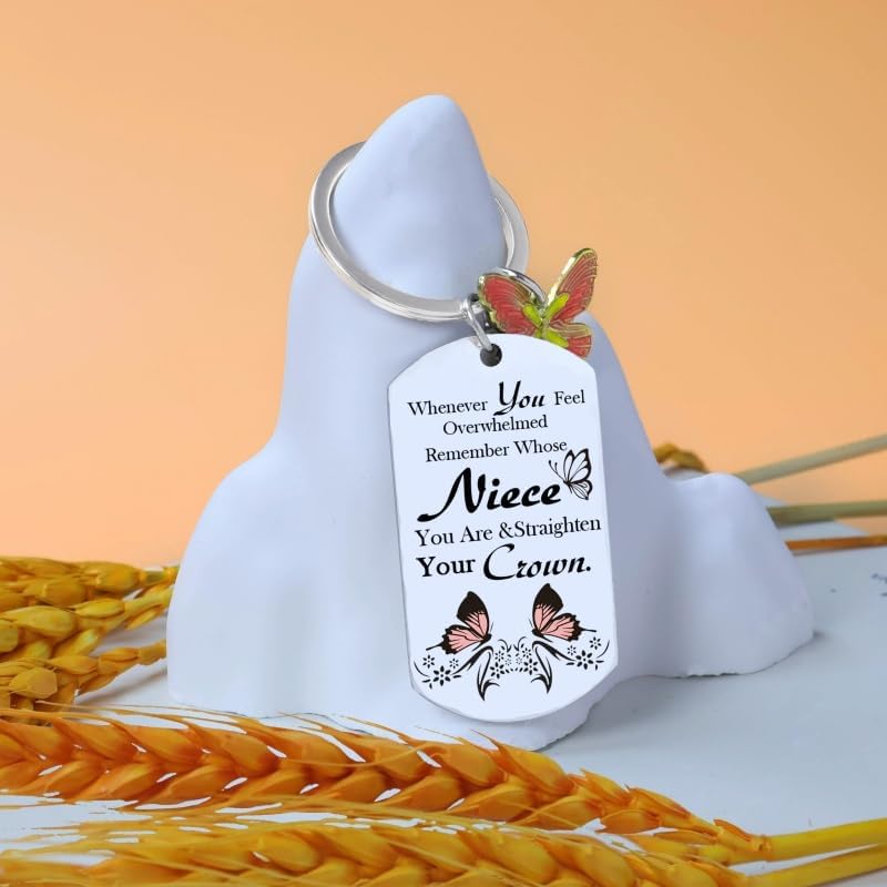 Niece Gifts From Auntie To My Niece Gifts From Aunt Nieces Keychain Gift From Auntie Cool Halloween Christmas Birthday Easter Gift for Nieces Adults From Aunt Uncle - Image 5