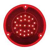 United Pacific CTL6772LED Super Bright 25LED Tail Light for 1967-72 Chevy/GMC Stepside Truck, Injection Molded Lens, 1157 Plug Connection – ONE Unit