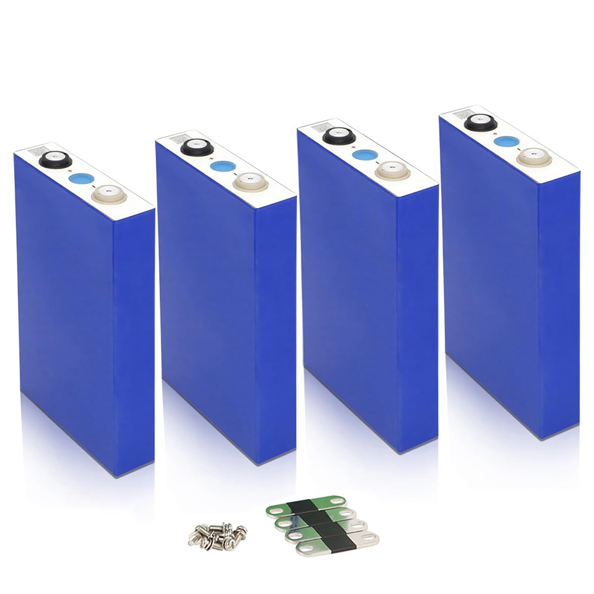 EVE 3.2V 105Ah 4pcs LiFePO4 Cells Lithium Battery Iron Phosphate Deep Cycle Battery, Power Supply for RV, Boat, Golf Cart, Motor, UPS, Fish Finder, Lawn Mower, Off Grid, Solar Systems, etc.