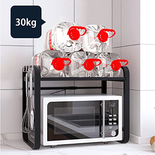 Support de four à micro-ondes extensible et robuste en acier au carbone