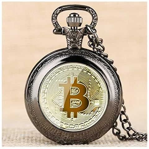 BMKIW Exquisite Design Quartz Pocket Watch Numerals Display Pendant Clock Men Women Cover