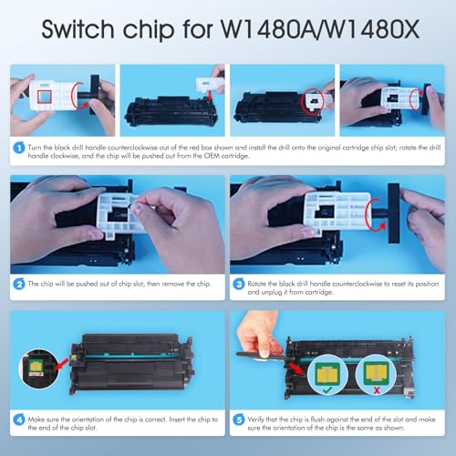 Image of Cool Toner no chip Compatible 148X 148A Toner Cartridge Black High Yield for HP 148X 148A W1480X W1480A LaserJet MFP 4101fdw 4101fdn Pro 4001dw 4001dn 4001n Printer Ink (2 Pack)
