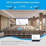 50M-Wireless-HDMI-Transmitter-and-2-Receiver-2458GHz-Plug-and-Play-1080P-Wireless-HDMI-Expansion-of-Multiple-Televisions-Wireless-HDMI-Extender-for-Laptop-PC-Camera-Monitor-Projector