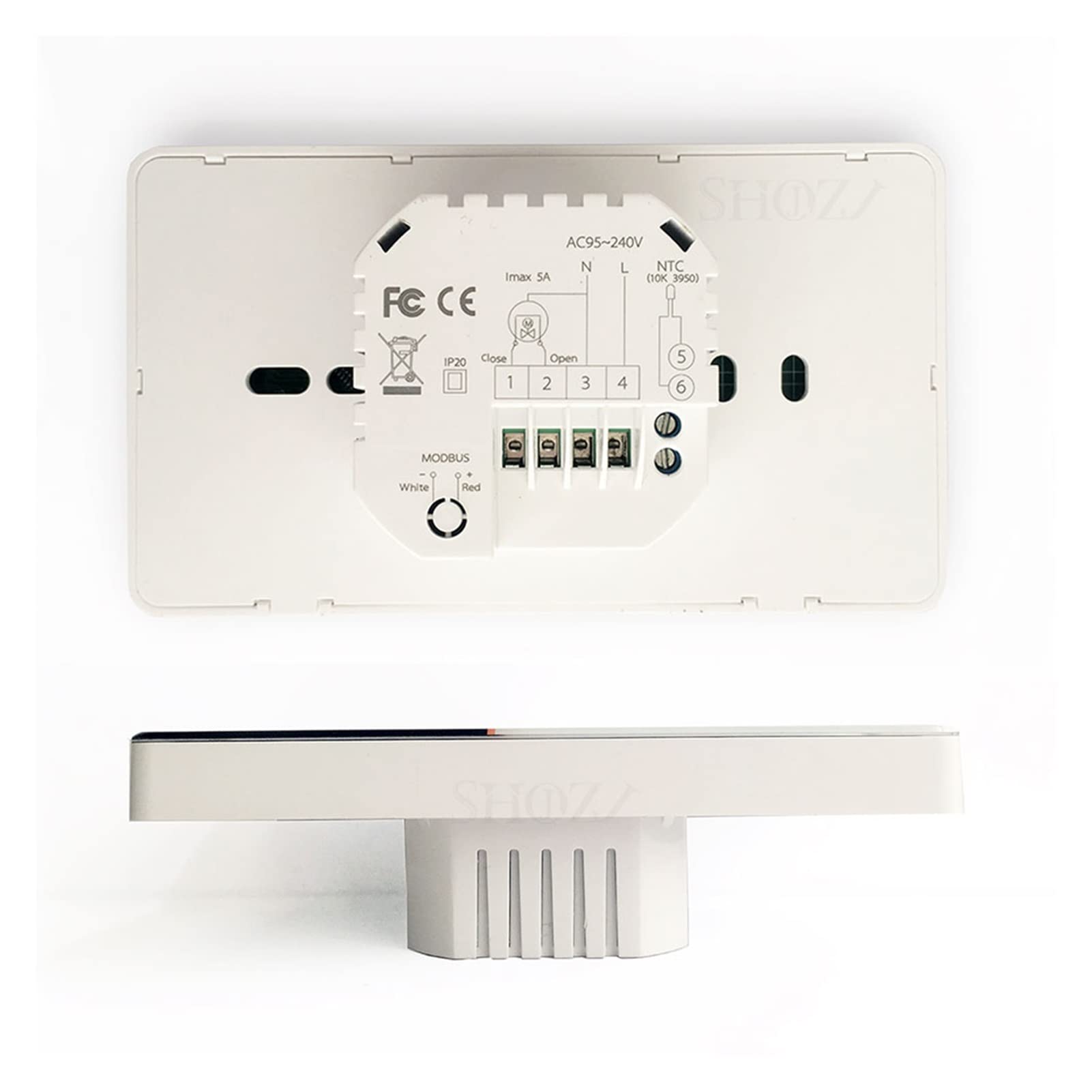 Termostato Smart WiFi Con Schermo 1,32” – 7 Luci Ambiente, Controllo Preciso Per Riscaldamento A Pavimento E Caldaia