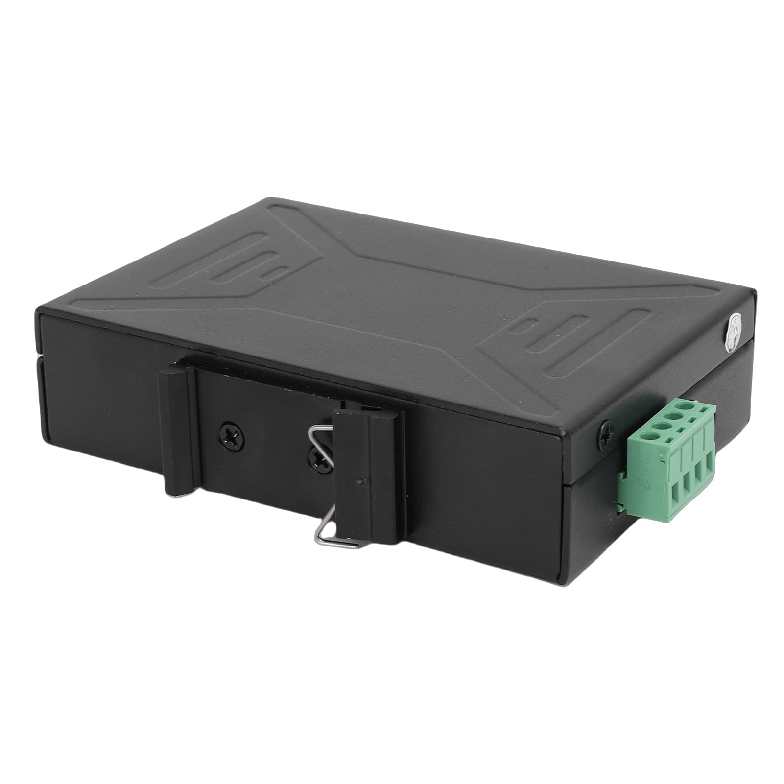 Fabater Convertitore Multimediale in Fibra Ethernet Switch Ethernet Industriale Ad Alte Prestazioni 10M 100M per Sistemi di Rete Metallo 1 Porta Ottica 4 Porte
