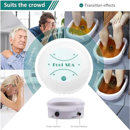 Mini Baño de Pies Iónico Detox, Máquina de Masaje Eléctrico miniatura 7