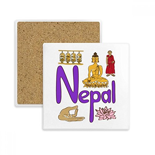 Coaster Népal absorbant contre les taches de boisson sur la table - 2