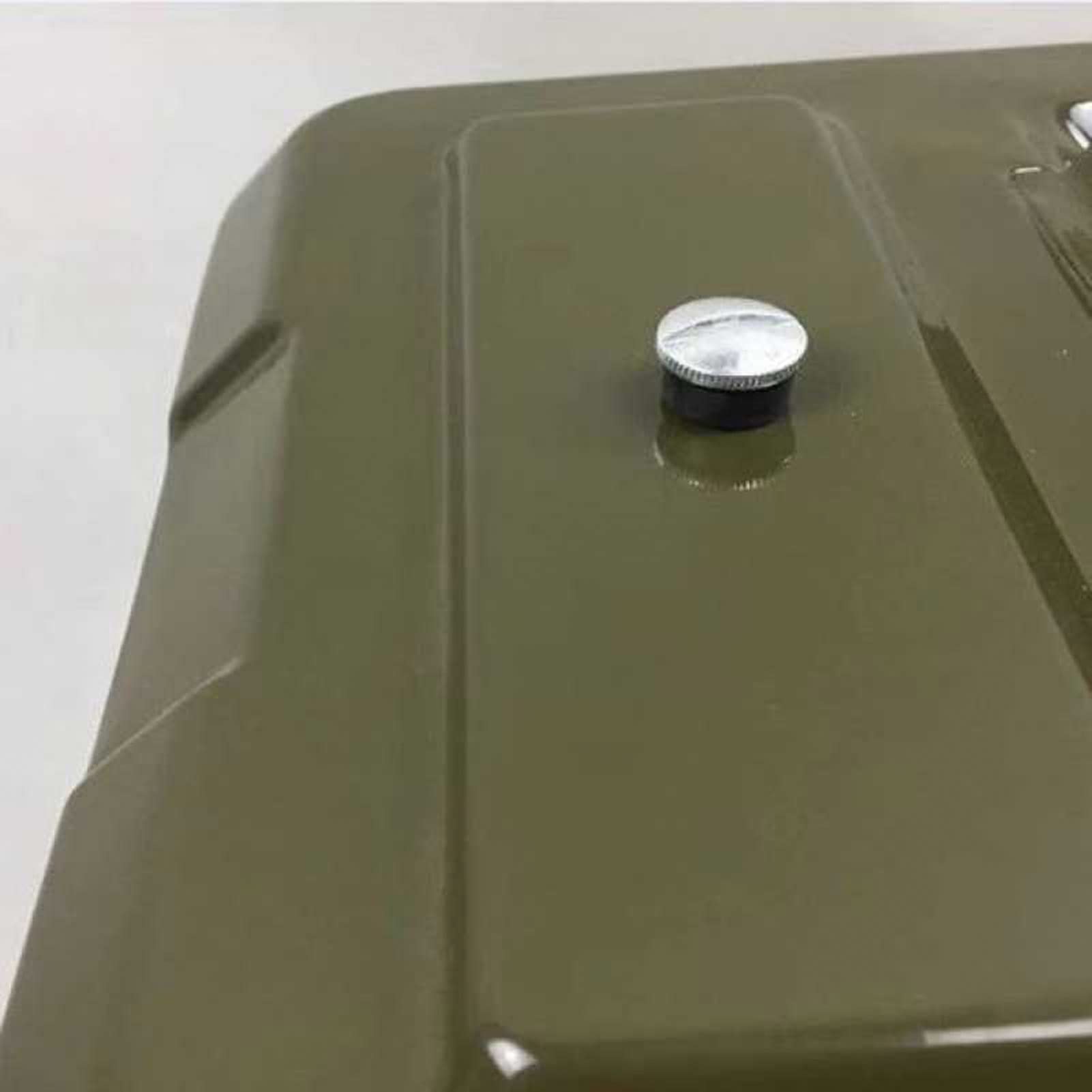 BHBXZZDB Garrafas bidon de Metal de 5/10 litros Boca Ancha Ideal para Gasolina y químicos también como deposito para Aire Acondicionado/Camping/Furgoneta Camper