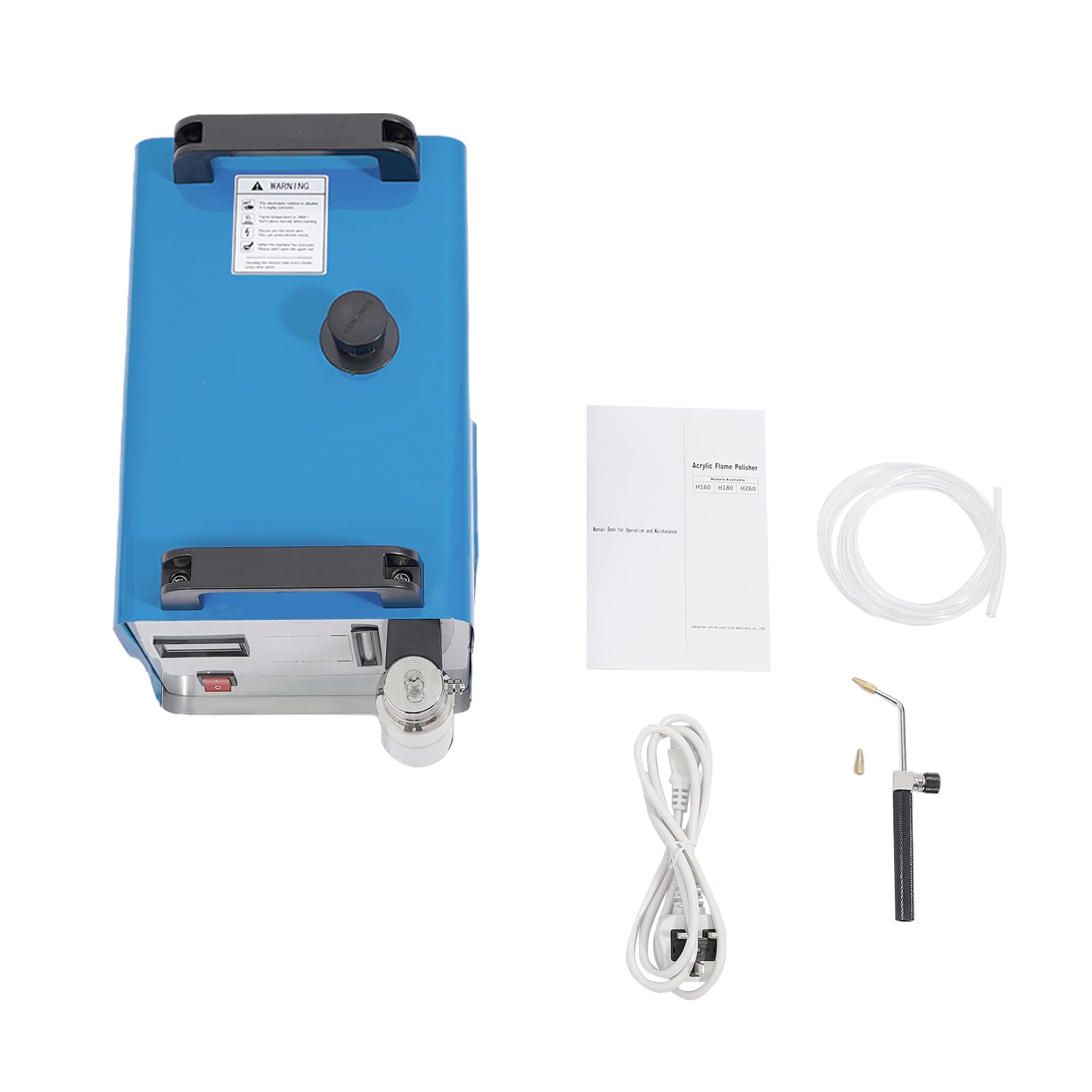 Acrylpoliermaschine, Flammpoliermaschine, Sauerstoff-Wasserstoff-Schweißgerät, 75 l/h Acryl-Flammpoliermaschine, Rechteckflammengenerator