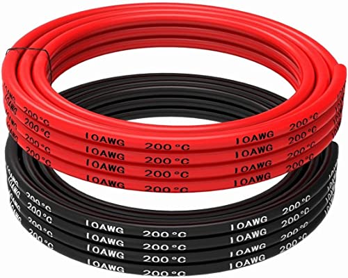 Câble en silicone 10 AWG robuste YUNIQUE de 5 mètres résistant à la chaleur