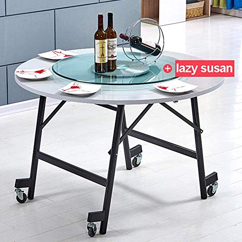 Plateau de service rotatif LUNEZY en verre trempé premium - 5