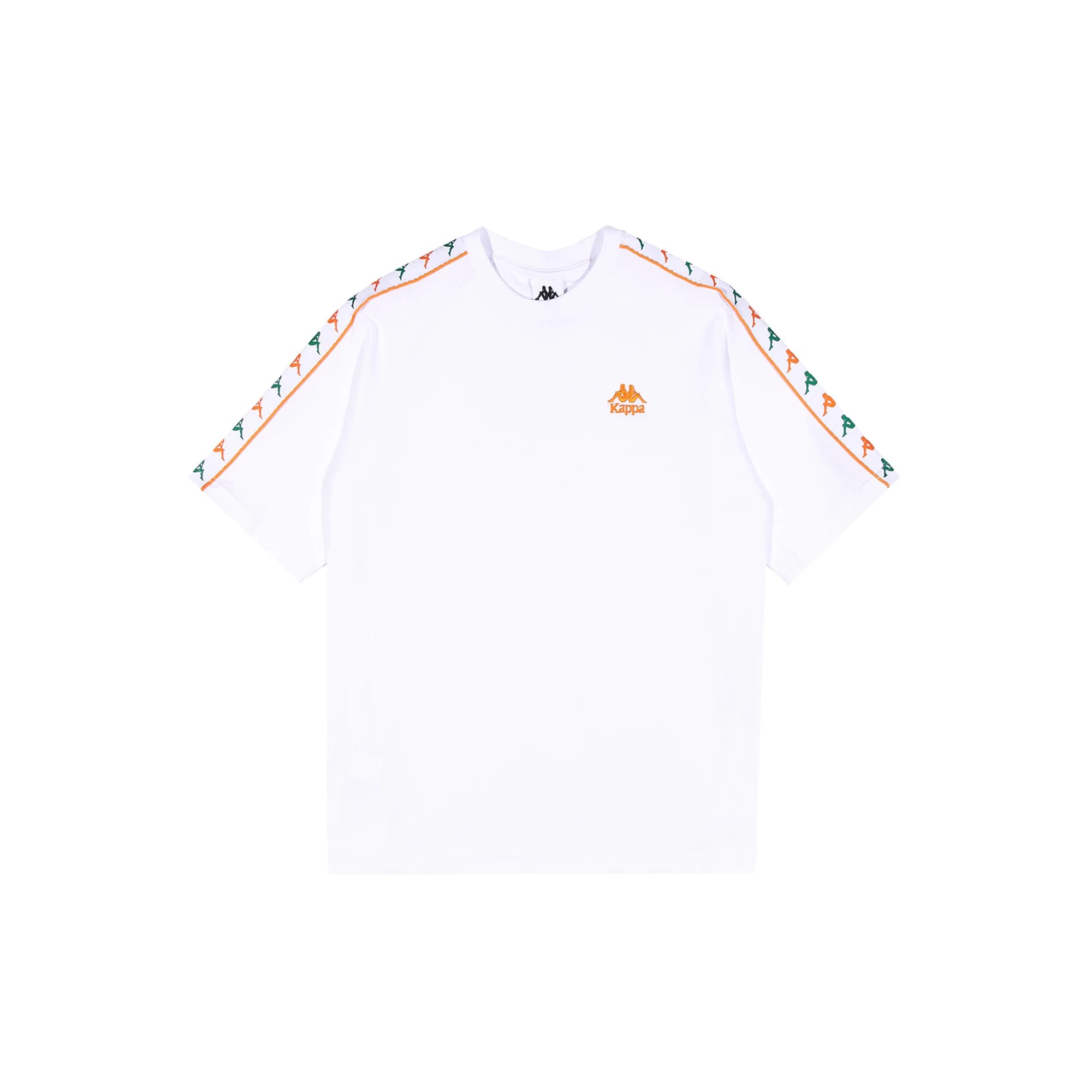 Kappa Camiseta unisex 222 Banda Ninon Blanca, Talla S