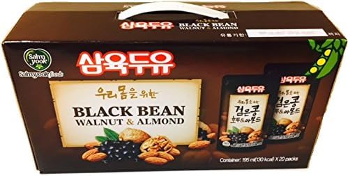 Black Bean With Walnut & Almond Soy Milk, 6.5 Fl. Ounce (Pack of 20)