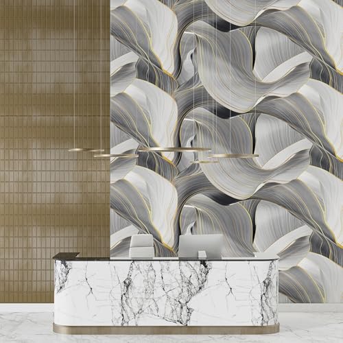 Image of VOLITO Wallpaper Luxury Shade Walls Sticker Waterproof,Oil Proof & Heat Resistant Kitchen Home,Living Room,Bedroom,Bathroom,Hotel,Pan&Shop Caounter,PVC self Adhesive(60x200) (V-108)