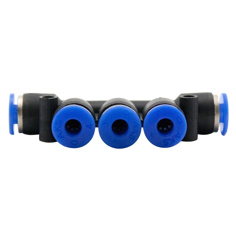 QIMEI-SHOP Pneumatische connector Y Pneumatische verbinder 6mm Pneumatische fittingen Push In snelkoppeling Snelle aansluiting voor lucht 20 stuks