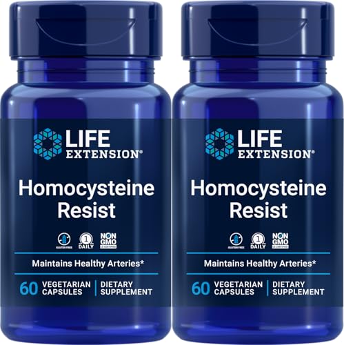 Life Extension Homocysteine Resist Vegetarian Capsules, 60 Count