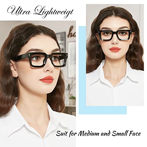 Foster Grant Roxanna Women's Reading Glasses Gloss Black Silver +2.00