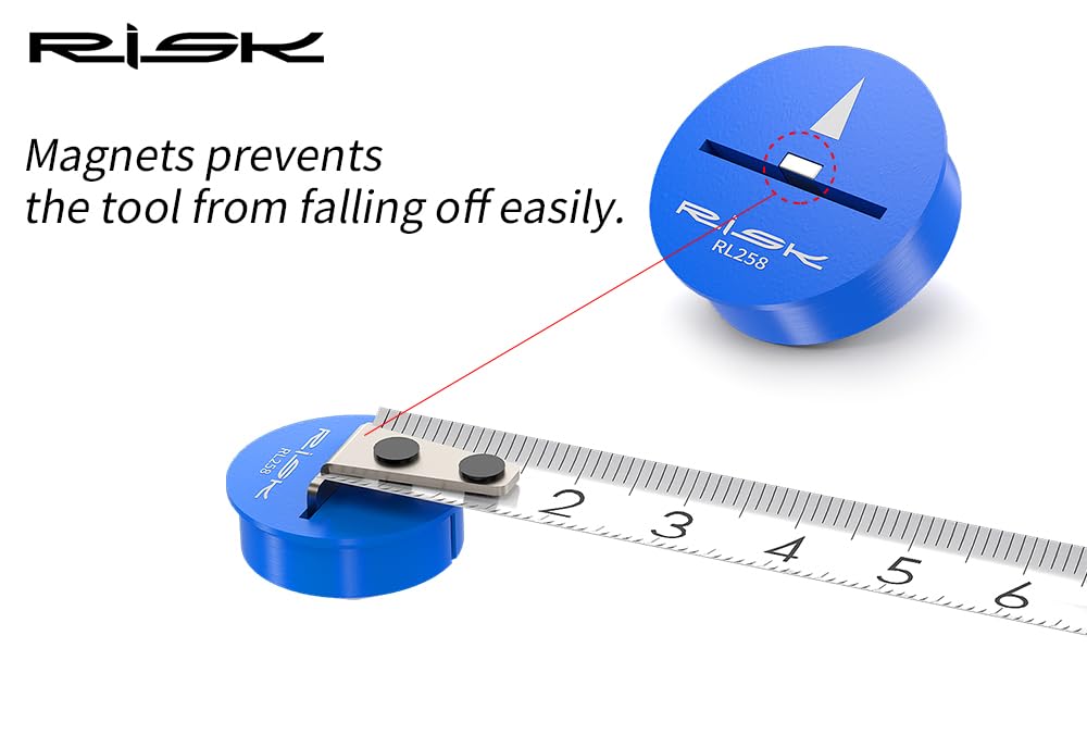 Misuratore Altezza Sella Bici - Strumento Per Regolazione Precisa (Blu) - Foto 10