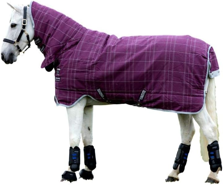 Horseware, Rhino Plus Turnout Heavy VariLayer, Berry/Grey