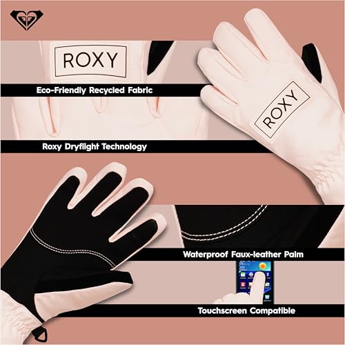 Gants de snowboard Roxy Freshfield imperméables avec isolation thermique - 4