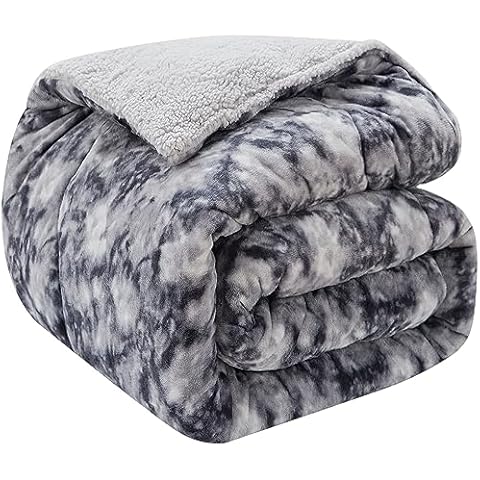 CHOSHOME Sherpa Fleece Throw Blanket 150x200cm Cover