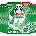 Canard WC Canard Active Clean Fraicheur Pin – Bloc pour les toilettes - Fraîcheur Intense et Mousse Nettoyante à Chaque Chasse - Jusqu’à 3 Semaines d’Efficacité - 8 Blocs