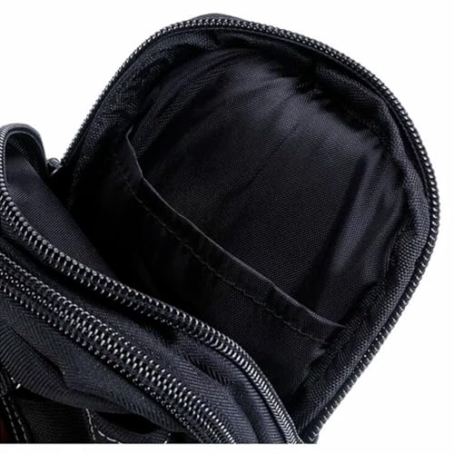 Bolsa Porta Objetos Pochete Tática Cintura Militar P/Cinto (PRETO)