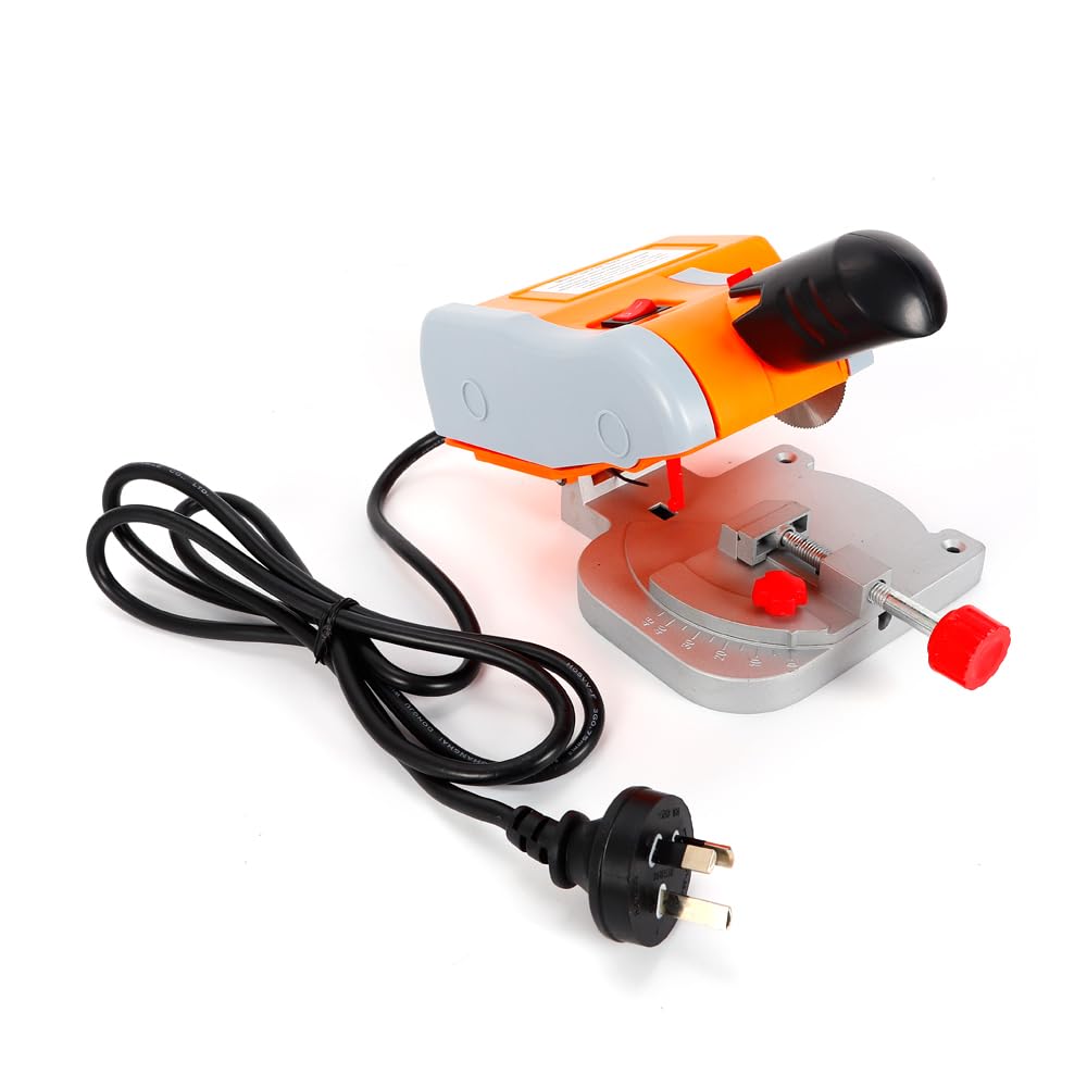 Set di mini seghe da tavolo 7800 rpm, 45°, profondità di taglio 1/2", lama troncatrice in acciaio, sega circolare per legno, metallo, taglio senza sforzo, acciaio, ottone, legno