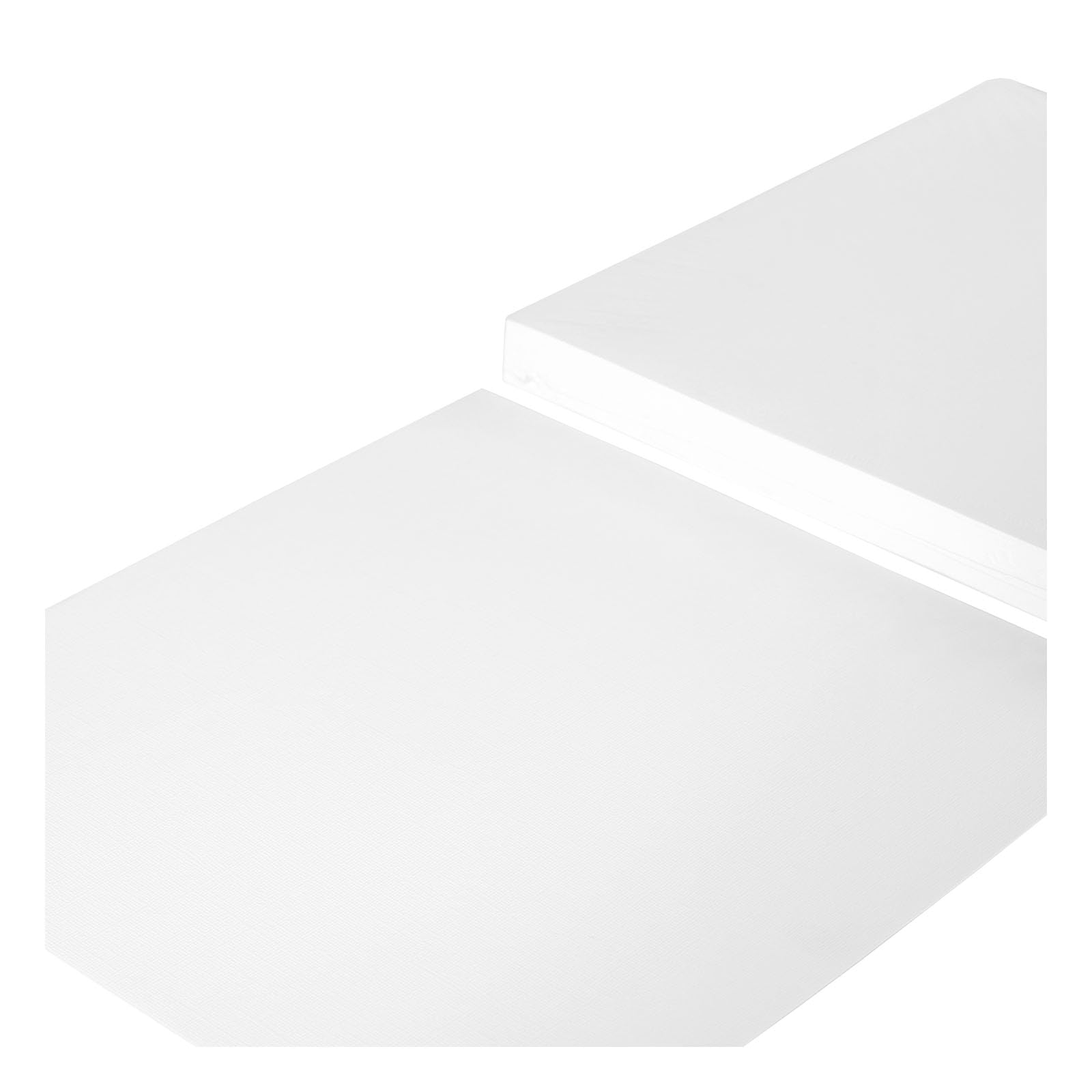 Vaessen Creative Florence - Lote de 100 tarjetas de papel blanco 216 gramos/m², 30,5 x 30,5 cm, textura para álbumes de recortes, tarjetas, troquelado y otras manualidades de papel