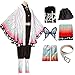 Tkieio Anime Costume Kochou Outfit Cosplay Kimono Outfit Uniform Costume Role Play Full Set (Purple02, S)