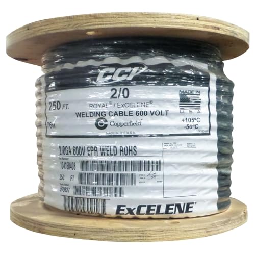 Weld Cable #2Awg-Red 500' Rl