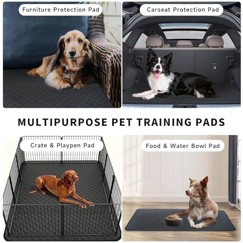 Wiederverwendbare Welpenunterlagen Waschbar wasserdichte – Große Haustierprodukte Schnell Saugfähige, Welpenmatten Für Stubenreinheit Training, Hundewelpe Kätzchen Laufstall Bett | Multipurpose O