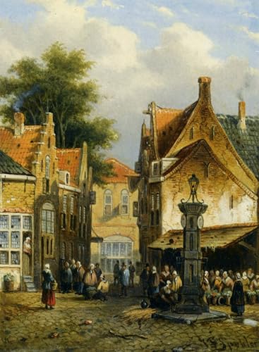 Tableaux sur toile Johannes Franciscus Spohler déco de bureau 60x90