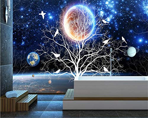 Dream Star kurze kleine Baumblume und Vogel TV Hintergrund Papel de Parede Tapete Hudas Schönheit Bebang Duvar Kagit - 200x140cm/79"x 55