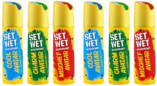 Deodorant Spray Perfume Cool, Charm & Mischief Avatar for men, 150ml (Pack of 6)
