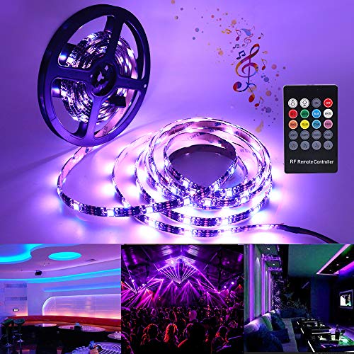 Tira LED RGB flexible con control remoto RF 0.5 m miniatura 3