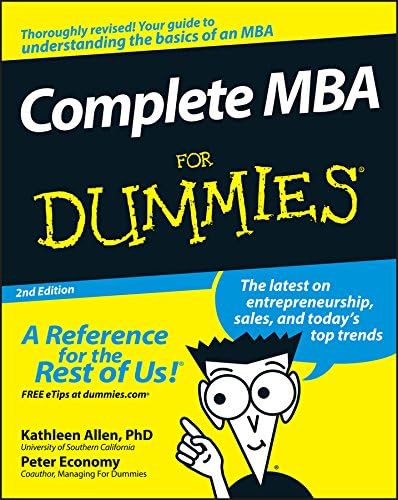Complete MBA For Dummies®