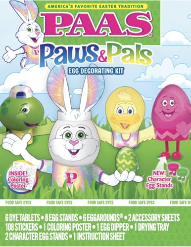 PAAS Paws and Pals Egg Decorating Kit